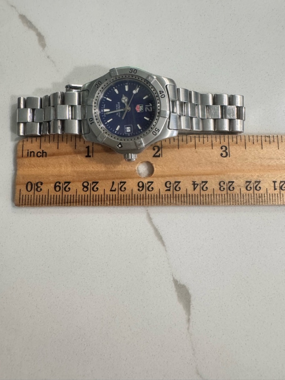 Tag Heuer Silver and Blue Women's Watch - Picture 13 of 14